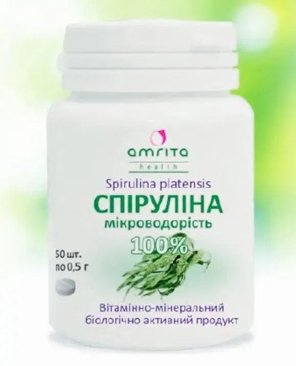 Спирулина 100%. Источник хлорофилл и витаминов. 2