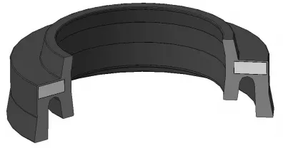 Пневматические уплотнения, манжеты штока серия LSPIN