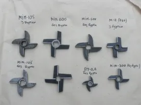 Ножи двухсторонние для промышленных электромясорубок