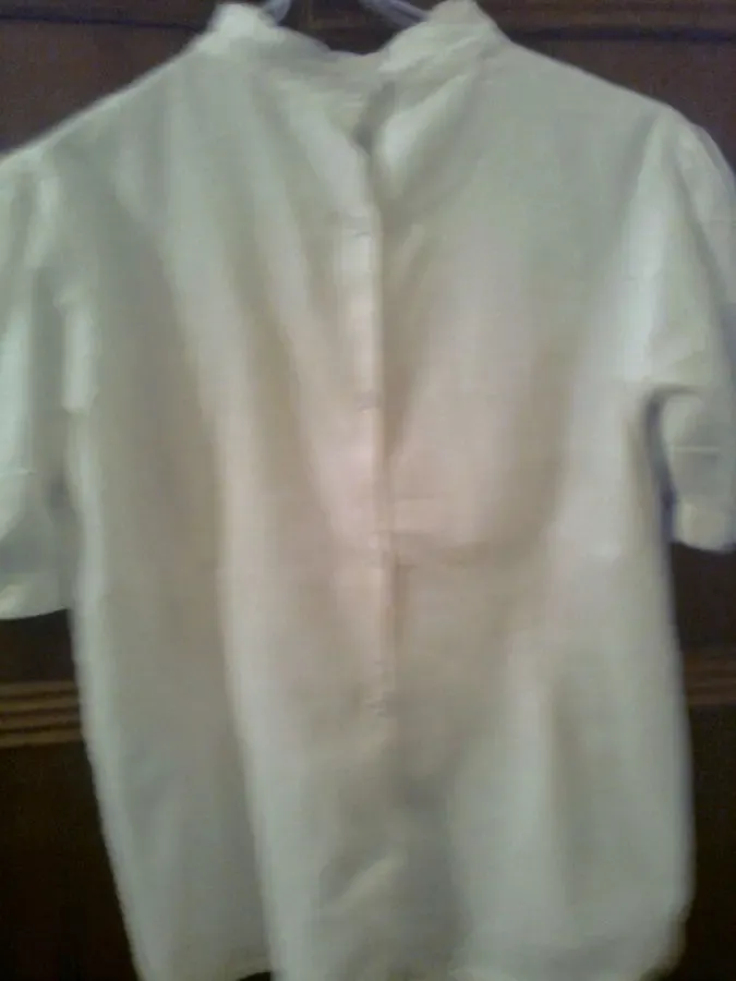 Нарядная кофта с выбивкой,из хлопка,воротник-стойка, ИНДИЯ 5