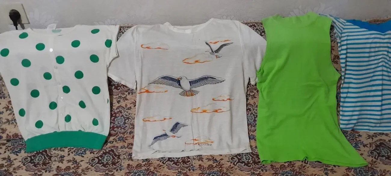 Летняя футболка  с птицами хорошего качества 10
