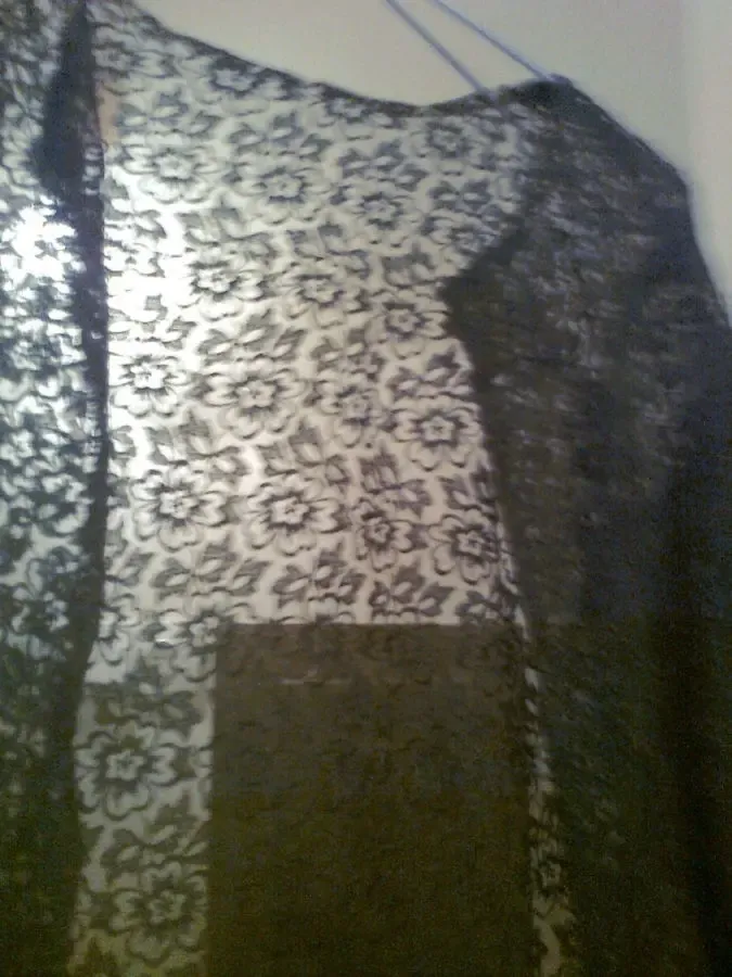 Кружевная кофта зеленого цвета с длиным рукавом 3