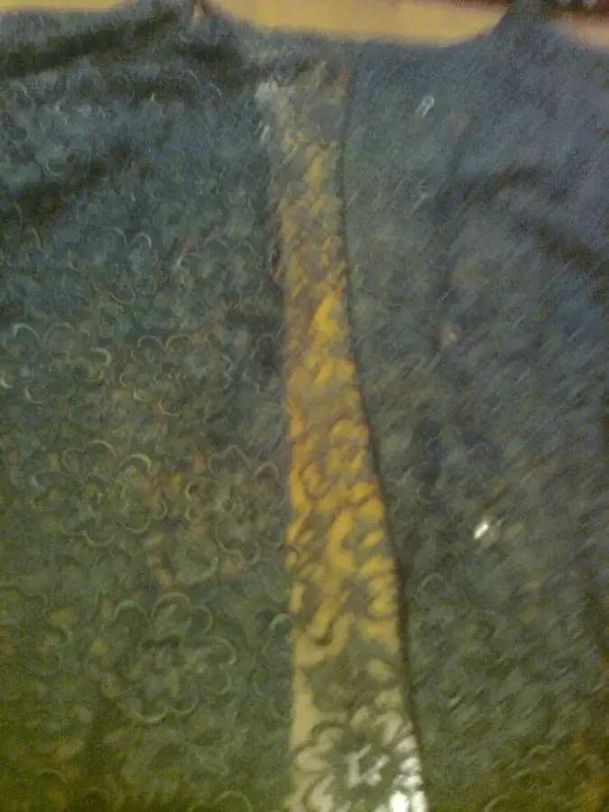 Кружевная кофта зеленого цвета с длиным рукавом 4