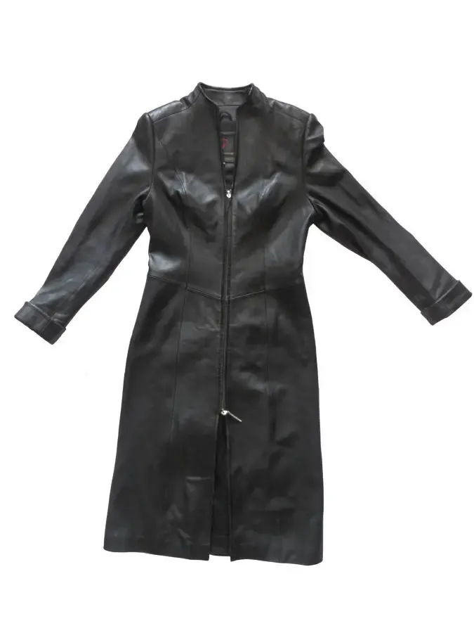 Стильный кожаный плащ Fire Phoinex 3