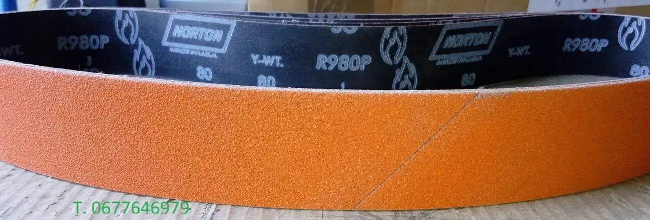 Керамическая Шлифовальная лента для Гриндера 50х1200 мм. R980 Norton 3