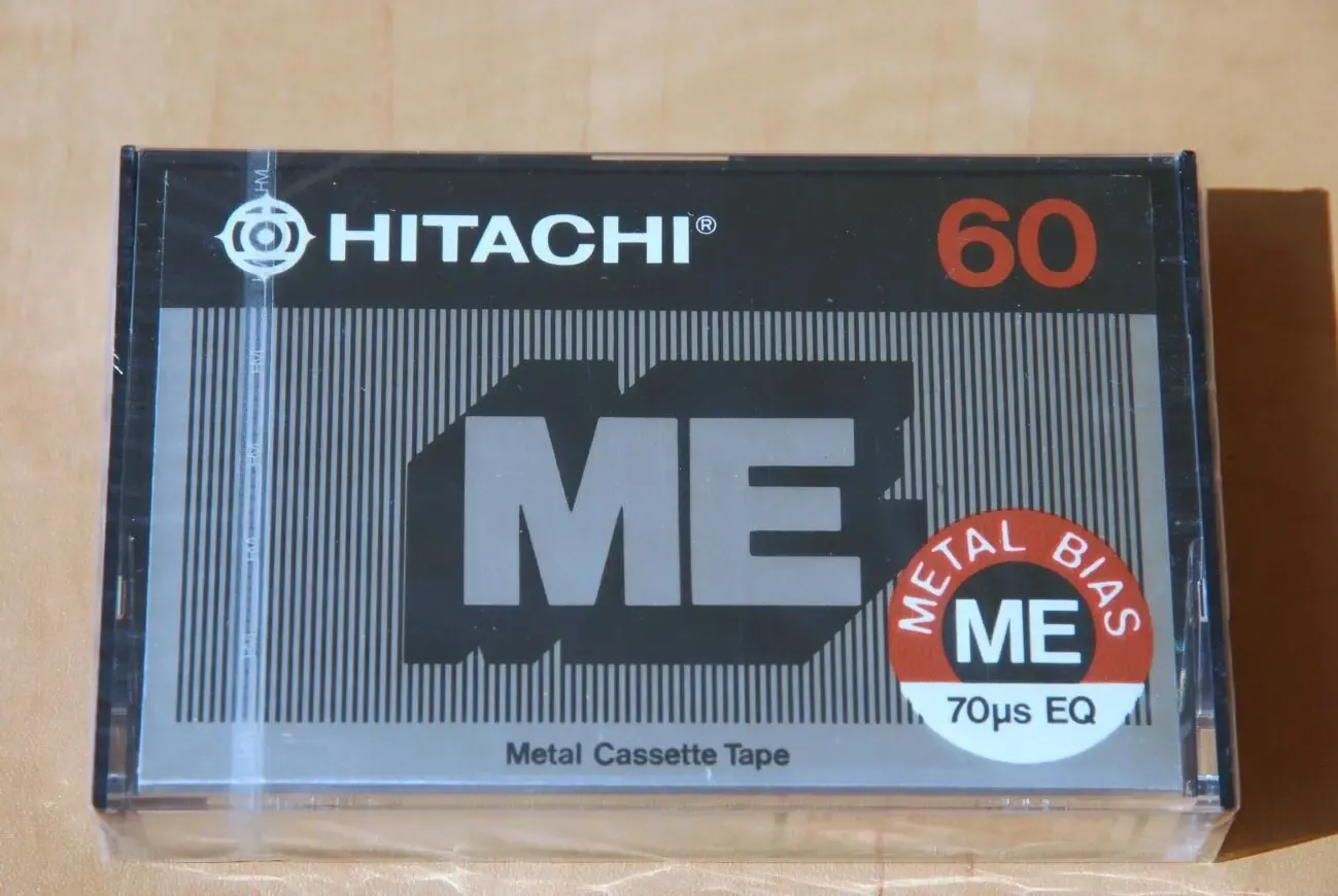 Редкая аудиокассета HITACHI ME-60 Metal =New=