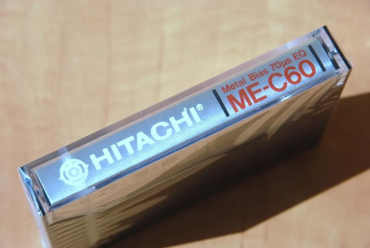 Редкая аудиокассета HITACHI ME-60 Metal =New= 3