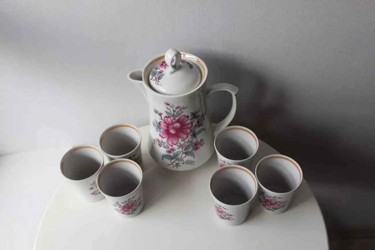 Сервиз, кувшин, стаканы, 6 шт, Киев 3