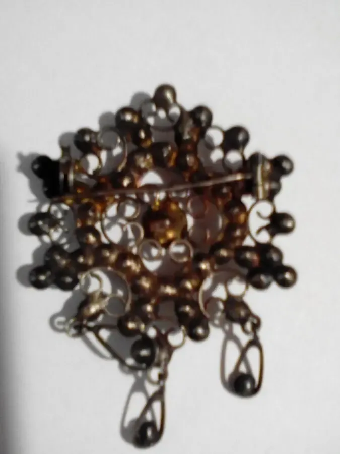 Брошь серебро 2