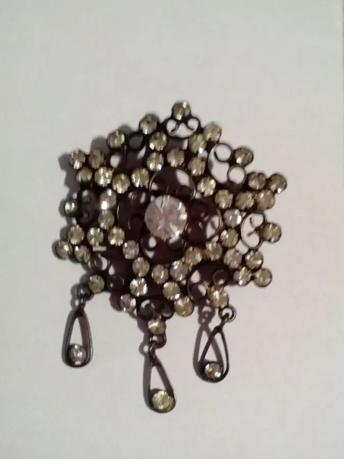 Брошь серебро