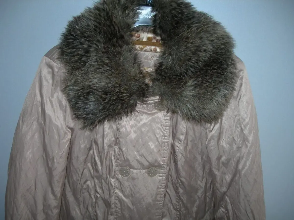 Куртка, мех, Marks Spencer, р М, 46-48, скидка 2