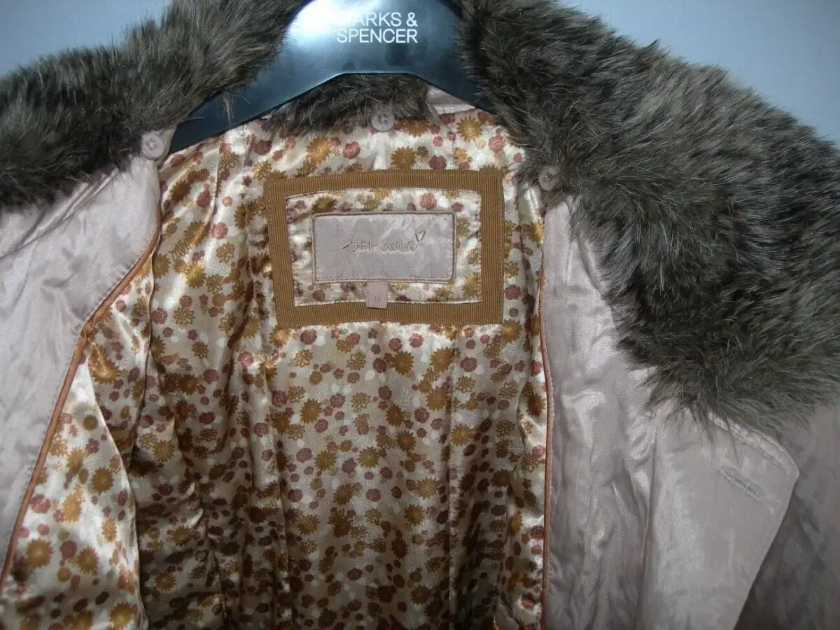 Куртка, мех, Marks Spencer, р М, 46-48, скидка 6