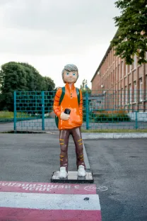 Комплект "Муляж пешехода" (2 шт.) из стеклофибробетона