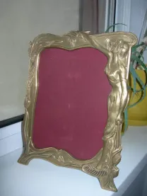 Рама, рамка для фото, зеркала, бронза, большая