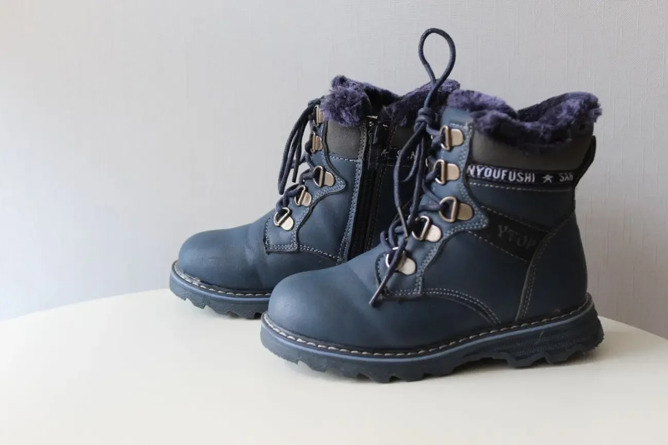 Сапоги, ботинки, мех, зима, р 28, новые 3