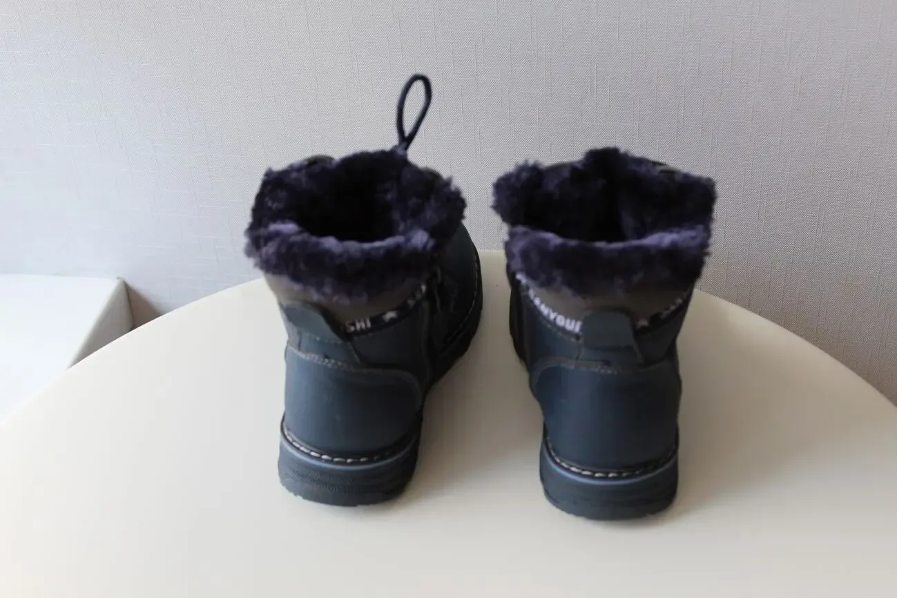 Сапоги, ботинки, мех, зима, р 28, новые 5