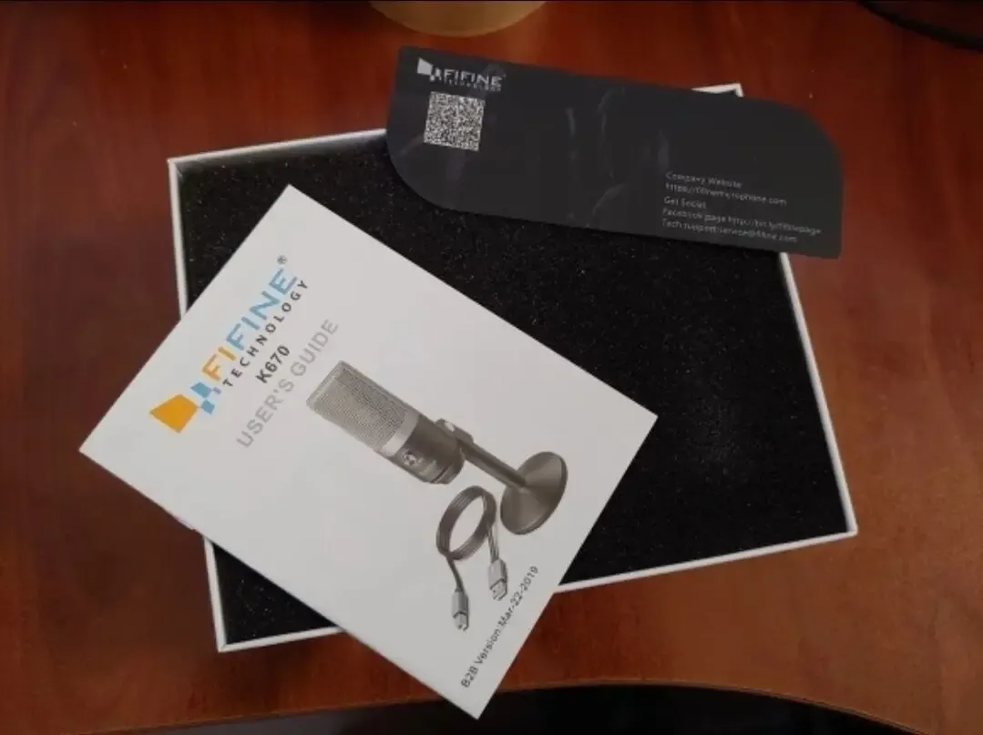 Микрофон Fifine k670 3