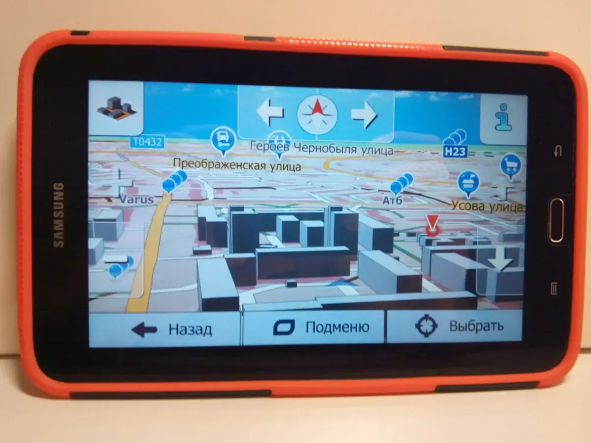 Навигатор-планшет Samsung Galaxy Tab 3 IGO Primo(Truck) Европа! Чехол!