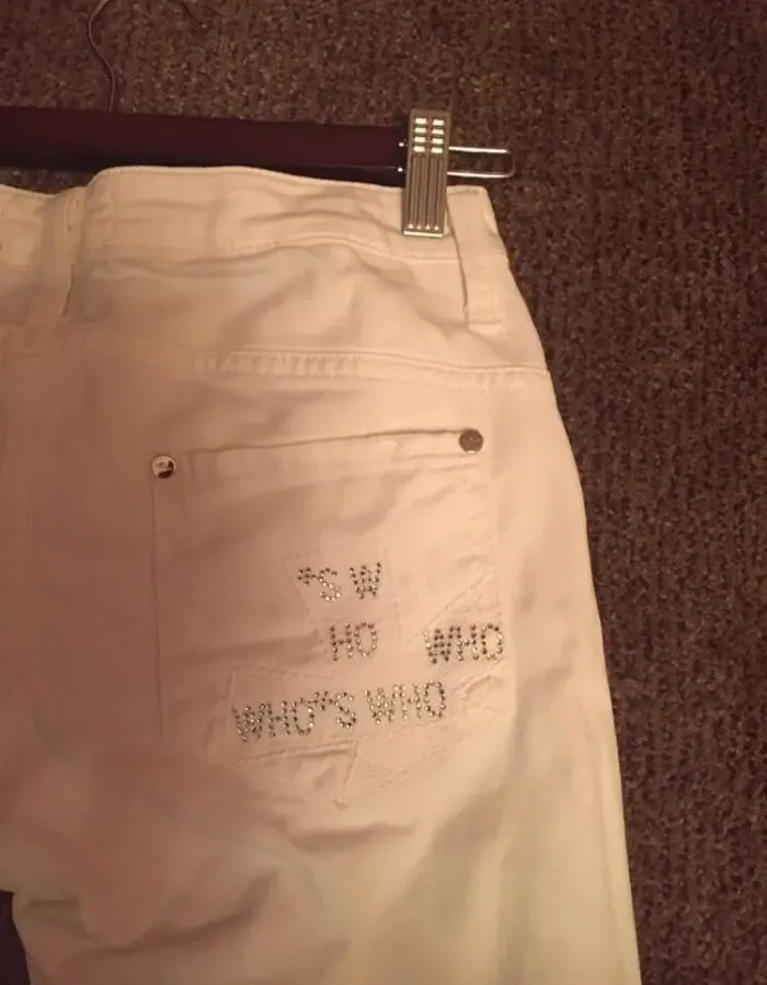 Белые джинсы итальянские Who’s who. Оригинал 8