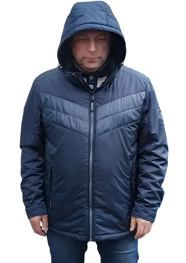 Тонкая весенняя мужская куртка большого размера