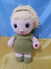 Плюшева лялечка амігурумі - Весняний Ангел.