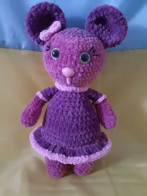 Мягкая игрушка Мышонок ручной работы.