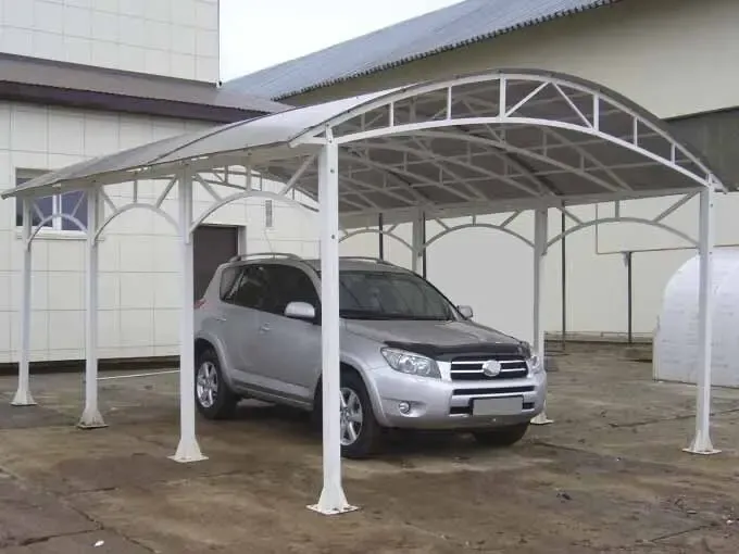 Металлические навесы в Кривом Роге из металопрофиля