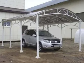 Металлические навесы в Кривом Роге из металопрофиля