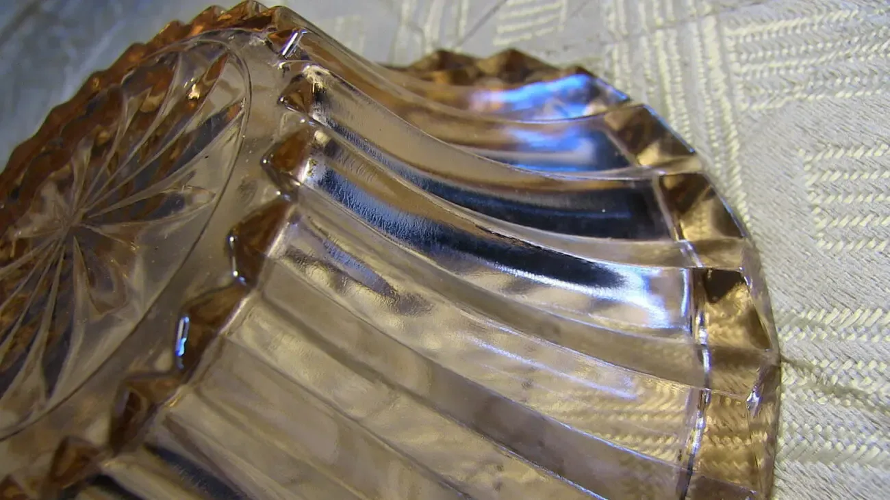 Ваза конфетница цветное стекло, cccp (10 фото) 5