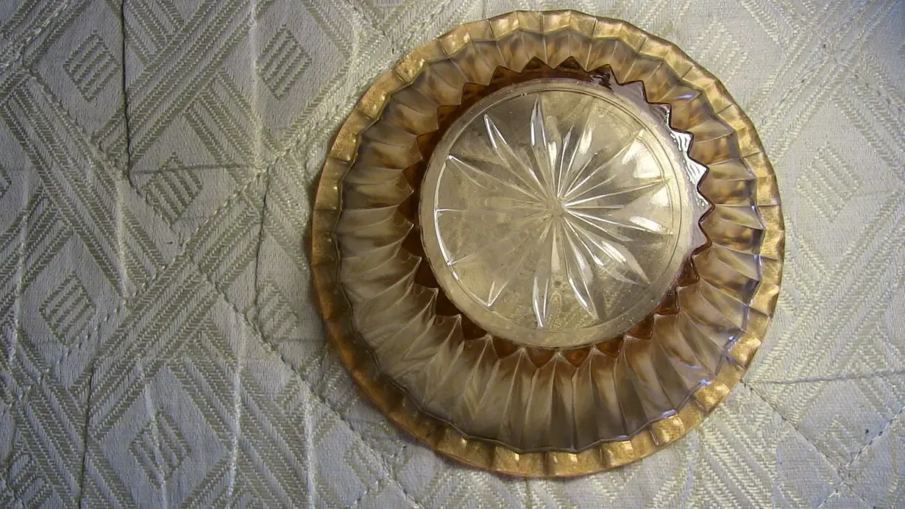 Ваза конфетница цветное стекло, cccp (10 фото) 3