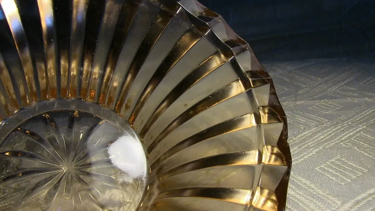 Ваза конфетница цветное стекло, cccp (10 фото) 9