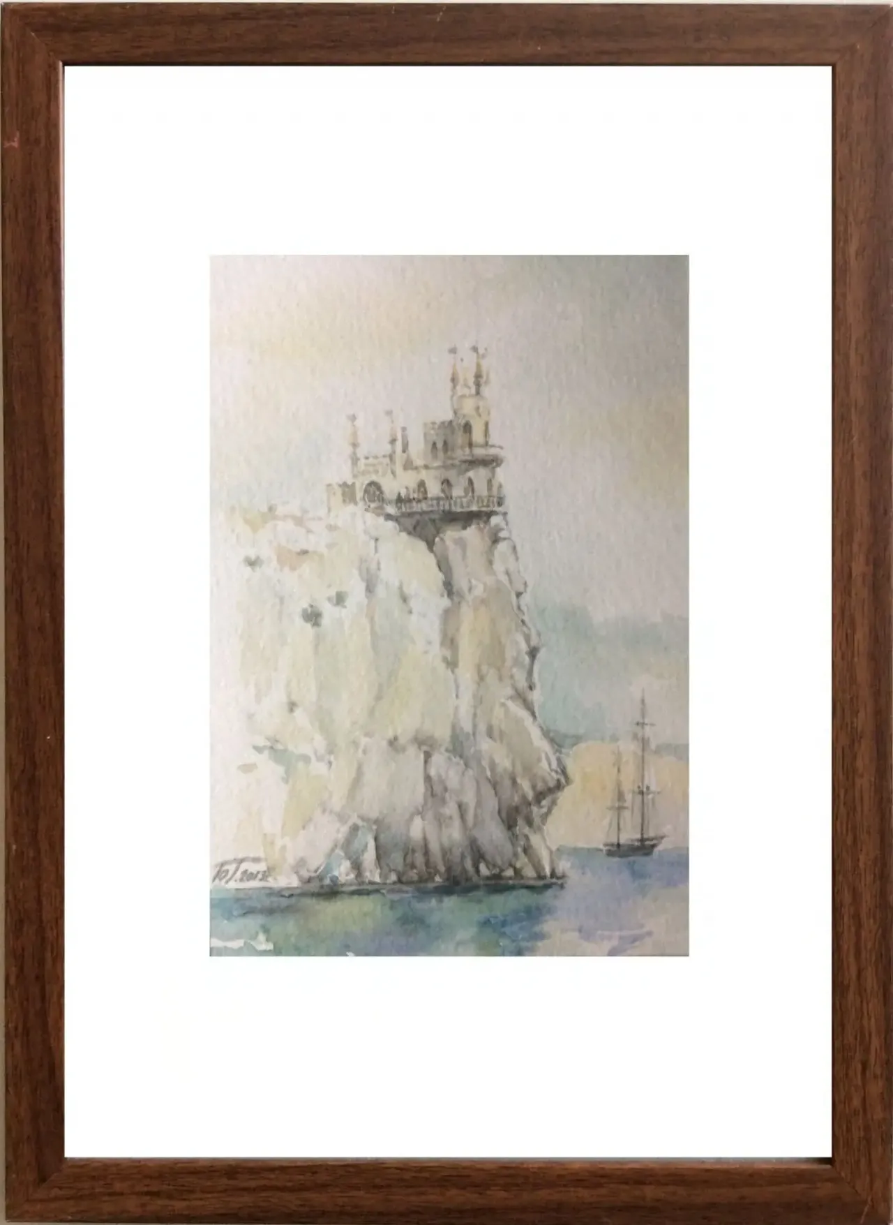 Картины в технике батик (роспись на шелке) и акварель 5