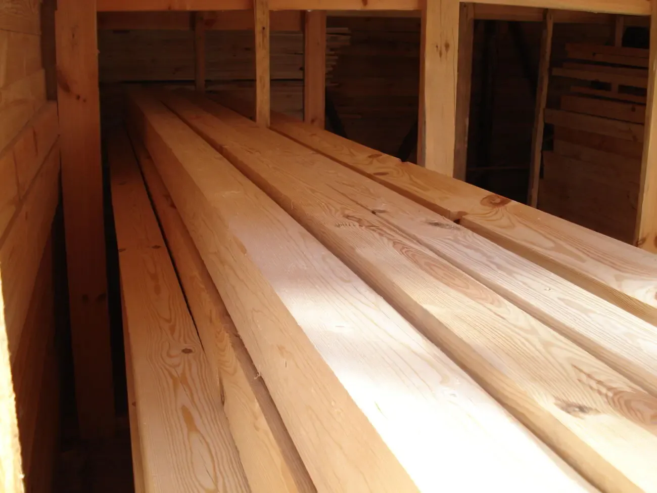 Брус строганный 100х100х4500 мм. сухой калиброванный Сосна доставка