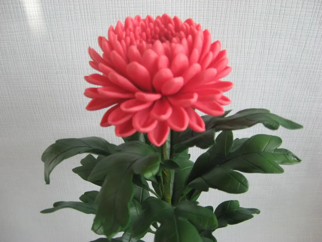 Хризантема из холодного фарфора. Ручная работа. 3