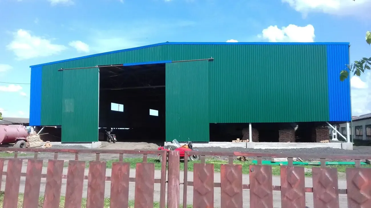 Быстровозводимые конструкции накрытие ПВХ, сэндвич, профнастил 6