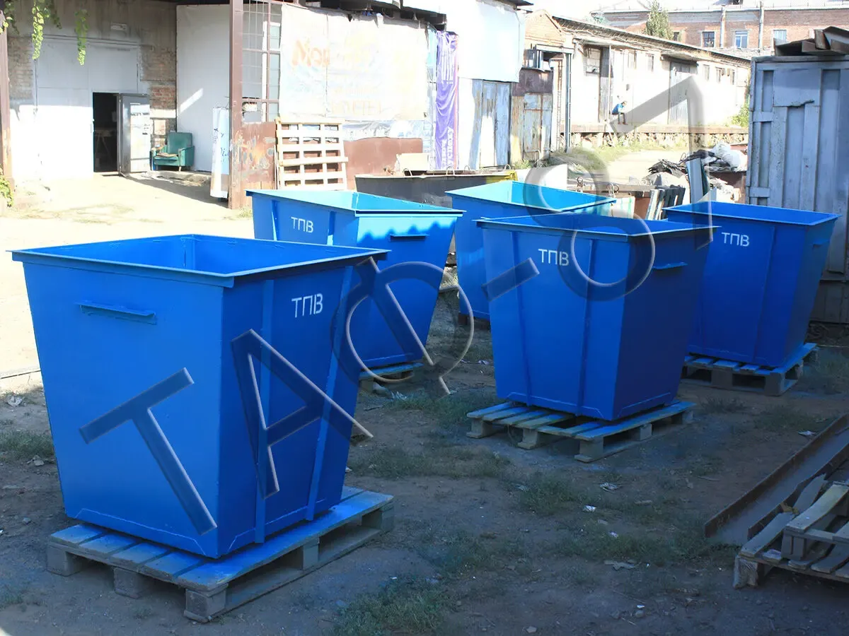 Продам мусорный бак для тбо объемом 0,75 м3 8