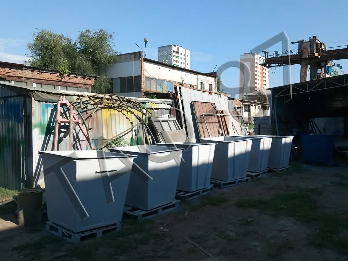 Продам мусорный бак для тбо объемом 0,75 м3 6