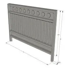 Плита заборная ЗП 250