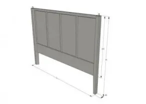 Плита заборная П5-ВК