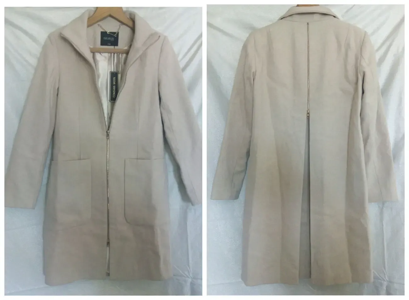 Оригинальное бежевое пальто Польша 5