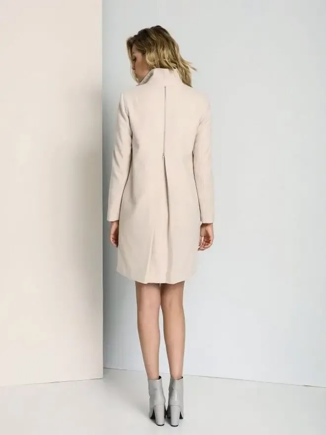 Оригинальное бежевое пальто Польша 4