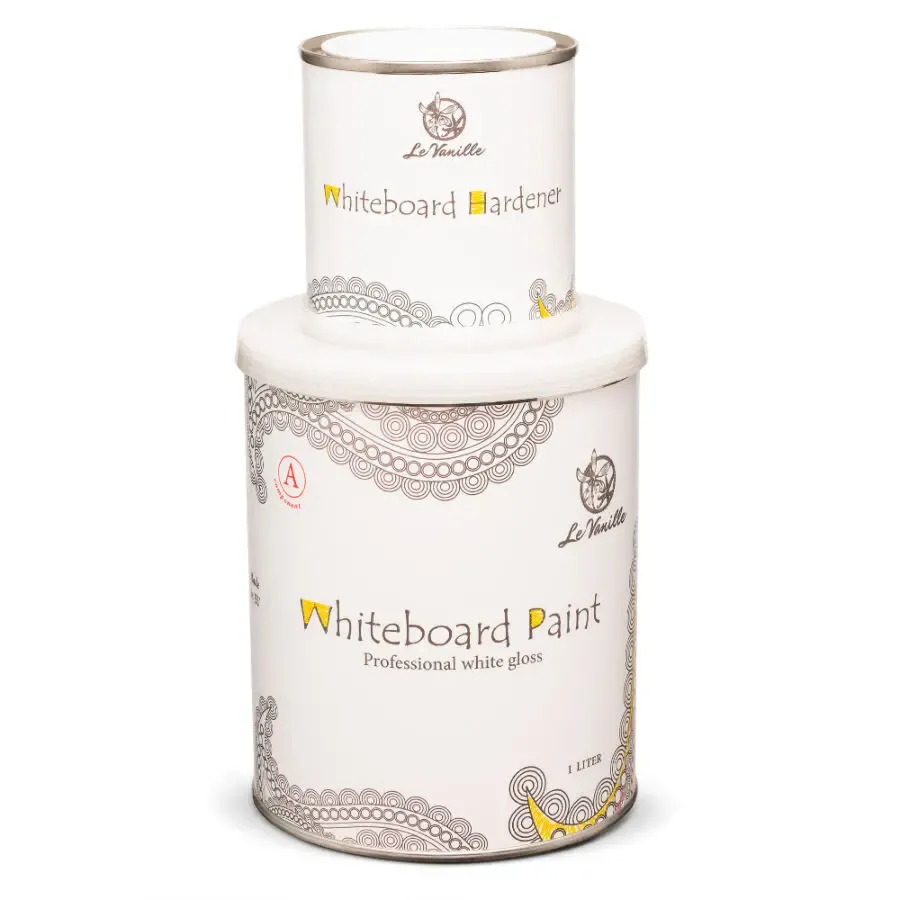 Маркерная краска Le Vanille Whiteboard Paint белая 1 литр