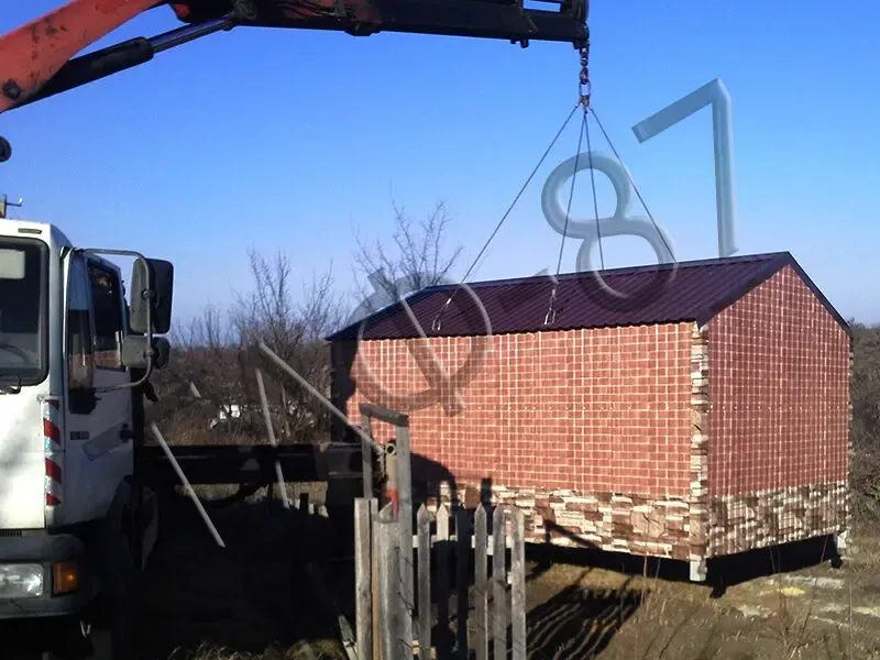 Бытовка строительная 6х2,6х2,3 м, дачный домик, садовый домик 7