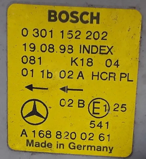 Фары передние Mercedes 168 5