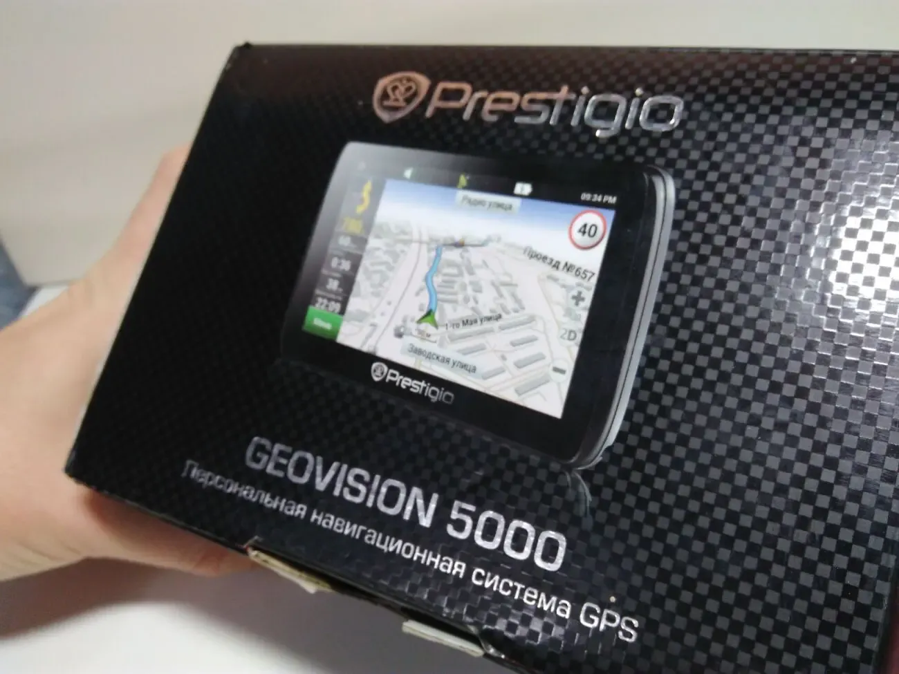 Автомобильный навигатор Prestigio Geovision 5000. Полный комплект! 8