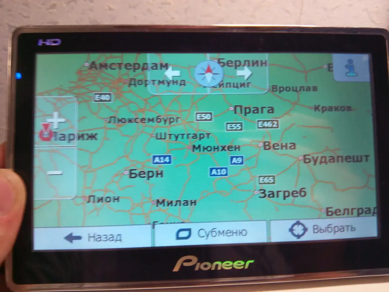 Автомобильный навигатор PIONEER 7 дюймов. Navitel / IGO Truck 6