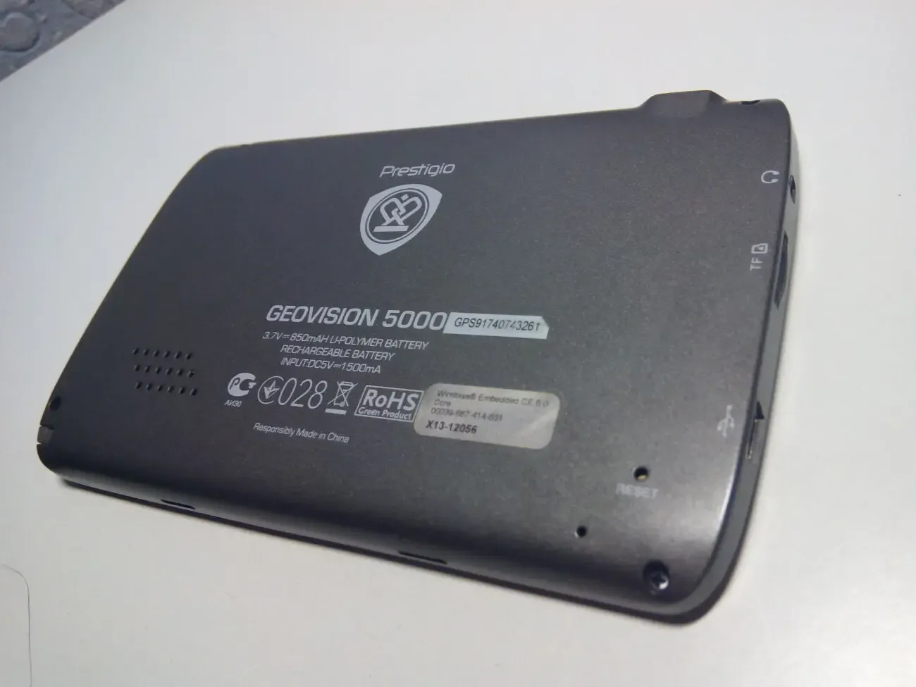 Prestigio Geovision 5000 навигатор с таксометром и новыми картами 7