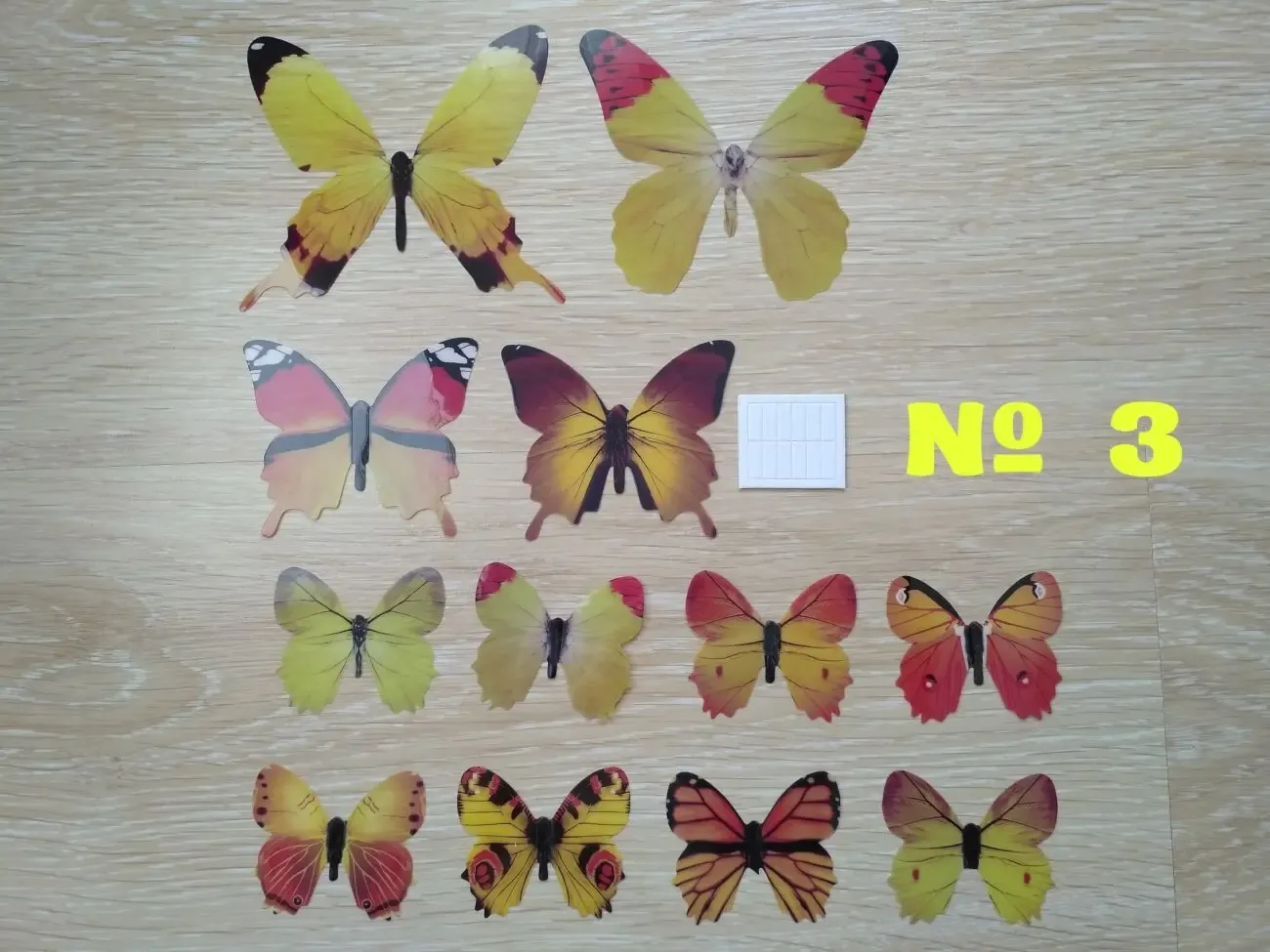 Бабочки №3 декор на холодильник, обои, зеркала