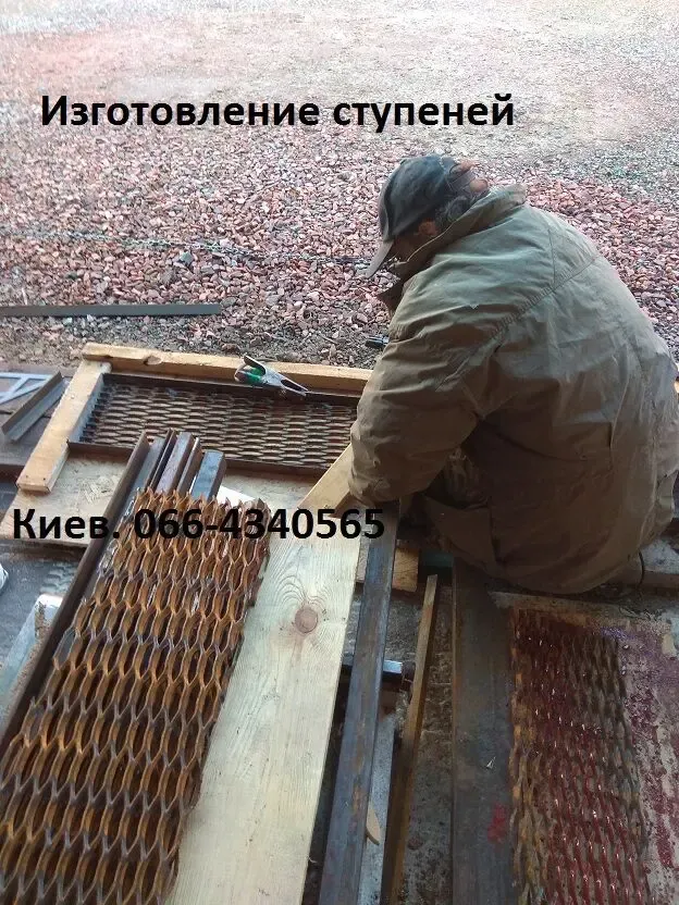 Лестница металлическая, изготовление и монтаж 5