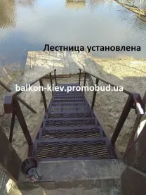 Лестница металлическая, изготовление и монтаж